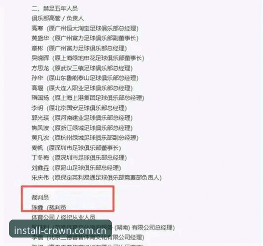 皇冠体彩可靠吗 足坛反腐vs皇冠体彩体验:第三批禁足名单背后,足球环境净化与观赛选择